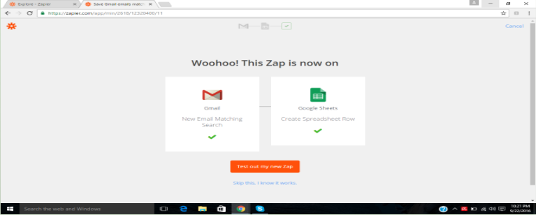 Zapier app